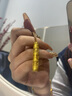 慶怡 999足金八大守護(hù)神隨身金佛黃金吊墜女款古法圓筒掛墜項(xiàng)鏈送女友 克重多退少補(bǔ)/刻字定制 曬單實(shí)拍圖