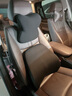 肯拓普汽車頭枕腰靠車內(nèi)用品護頸枕記憶棉頸枕靠枕座椅枕 頭枕腰靠套裝 黑色 1套 曬單實拍圖