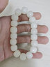 靈菲高密白玉菩提根手串女男108顆菩提子念珠盤(pán)玩繞指柔學(xué)生手鏈手捻 高密單圈款12mm(老型珠) 曬單實(shí)拍圖