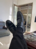 卡帝乐鳄鱼（CARTELO）英伦牛皮商务正装休闲男士低帮系带皮鞋男2511 黑色 增高版 42 实拍图
