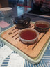 陸寶臺灣陸寶 知足常樂(lè )陶瓷茶具 旅行組隨手泡快客杯一壺兩杯便攜包 【禪風(fēng)黑】1壺2杯1茶巾1便攜包 曬單實(shí)拍圖