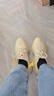 阿迪達(dá)斯 （adidas）【嚴(yán)選好物】 Yeezy Boost 350 V2 椰子350男女休閑跑步鞋 亞麻黃FX9028-2022 41 曬單實(shí)拍圖