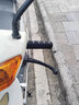 摩遇膜電動車通用彩色熱縮手把套防滑耐磨剎車握把套保護(hù)套車把套手把膠 黑色-彩虹格熱縮車把套-1對 曬單實(shí)拍圖