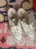 匡威（Converse） Chuck 70 Mule 1970s一腳蹬Mule米白懶人男女帆布半拖鞋 172592C 37.5 曬單實(shí)拍圖