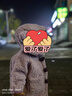 凡獵女童外套冬裝2025新款兒童衣服女孩洋氣加絨加厚寶寶上衣冬季 紫色 100 曬單實拍圖
