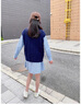 皮爾卡丹（pierre cardin）女童襯衫連衣裙套裝春秋裝2025新款兒童針織馬甲中大童學(xué)院風(fēng)裙子 襯衫連衣裙+馬甲 160cm 曬單實(shí)拍圖