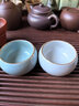 尋汝陳全貴大師汝窯主人杯茶具高檔單杯茶杯天青色汝瓷茶碗陶瓷開(kāi)片 對杯=天青+月白-100ml 曬單實(shí)拍圖