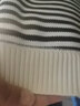 G.DUCKKIDS男童毛衣套頭加絨秋冬款中大童洋氣男孩兒童一體絨條紋針織打底衫 米色【F138低領(lǐng)條紋套衫】 140 適合身高130-140cm年齡8-9歲 曬單實(shí)拍圖