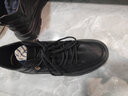 西域駱駝（VANCAMEL）四季男鞋增高鞋男10cm8cm6cm韓版潮流休閑皮鞋百搭內(nèi)增高英倫男士 黑色隱形增高6CM 42 曬單實拍圖