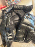 MANGANO高端輕奢品牌冬季新款男士羽絨服鵝絨舒適保暖時尚連帽加厚外套男 黑色 50 (175/96A) 曬單實(shí)拍圖
