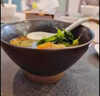 九土日式手工陶瓷湯匙吃飯勺子粗陶勺粗陶餐具小湯勺復古家用創(chuàng  )意 單個(gè)裝 曬單實(shí)拍圖