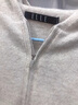 ELLE【100%綿羊毛】連帽毛衣開衫女2024冬季新款簡約氣質(zhì)毛針織衫 米白 L 曬單實拍圖