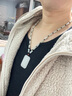 博文玉潤和田玉項鏈白玉原石珠子掛繩 男女款掛件玉牌玉佩項鏈 附鑒定證書(shū) 曬單實(shí)拍圖