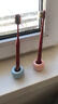 無(wú)印良品（MUJI） 炻瓷 多用支架 牙刷架 牙刷座 牙刷托 MB13CC1A 粉色 4cm 曬單實(shí)拍圖