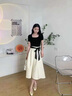 瑞秋兒連衣裙女裝夏季新款衣服時尚氣質收腰顯瘦高級感兩件套套裝裙子 套裝 M 曬單實拍圖