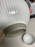 NITORI宜得利家居 廚房餐具陶瓷碗家用日式4.3英寸豎紋飯碗 白色 曬單實(shí)拍圖