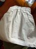 夏冰妮短褲男夏季男士七分褲純棉寬松大碼工裝多口袋大褲衩中老年爸爸裝 淺灰色 6XL 曬單實(shí)拍圖