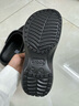 CROCS卡駱馳洞洞鞋泡芙云朵女鞋夏季新款女士增高鞋子高跟鞋涼鞋拖鞋女 云朵/黑色（建議拍小一碼） 36 -37(230mm) 曬單實拍圖