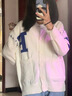 納琳雅Nalinya2025新款秋季套裝女學(xué)生開衫毛衣外套+襯衫牛仔褲三件套潮 毛衣+襯衫+牛仔褲 1659# XL 建議115-125斤 曬單實(shí)拍圖