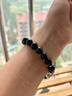 rawness黑曜石白松石手串男女情侶愛(ài)情手鏈鈦鋼飾品潮牌 520情人節送禮物 啞鈴松石手串-長(cháng)款 曬單實(shí)拍圖