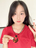 清晨的星星幾何圓環(huán)吊墜項鏈長(cháng)款新中式輕奢小眾鎖骨鏈女毛衣鏈配飾頸鏈首飾 深玳瑁-平安扣項鏈 曬單實(shí)拍圖