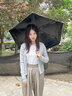 慕妮薇德國伸縮超小太陽傘小巧便攜防曬防紫外線女遮陽迷你2024新款輕便 日落紅 【伸縮手柄~超強(qiáng)降溫】 曬單實(shí)拍圖