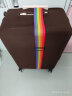 班哲尼 拉杆箱旅行箱保护套弹力行李箱套防尘雨罩加厚耐磨托运套 咖啡色适用22英寸23英寸24英寸25英寸拉杆箱 实拍图