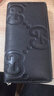 GUCCI古馳雙G全拉鏈?zhǔn)藉X(qián)包[七夕禮物] 黑色 均碼 曬單實(shí)拍圖