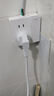 德力西（DELIXI）超薄明裝帶開(kāi)關(guān)插座官方電源 CD158墻壁免開(kāi)槽打孔開(kāi)孔86型大面板 一開(kāi)雙控五孔（1開(kāi)5孔控制電源） 官網(wǎng)家用明線(xiàn)盒多孔位超薄款 曬單實(shí)拍圖
