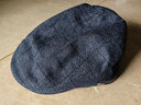 蘇木佰（SOMUBAY）老人帽子男鴨舌帽秋冬季送爸爸爺爺禮物戶(hù)外保暖護耳帽老頭前進(jìn)帽 灰色【夾棉內襯，帶護耳】 均碼【56-58CM】 曬單實(shí)拍圖