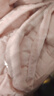 兒童拼接羽絨服內(nèi)膽秋冬男女童保暖校服神器可外穿輕薄羽絨服 粉色 140 曬單實拍圖