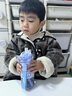 小比咔2025年新款蛋仔派對(duì)兒童夏季水杯雙飲幼兒園學(xué)生上學(xué)專用吸管水杯 藍(lán)色（鯊鯊）670ml【一蓋雙飲】 曬單實(shí)拍圖