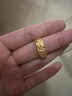 周六福（ZLF）  黃金戒指男女足金龍鳳情侶對戒活口指環(huán)龍鳳添福 計價(jià) 男戒21號-7.63g 曬單實(shí)拍圖