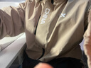 特步兒童童裝男童中大童三防拼色搖粒絨時(shí)尚保暖風(fēng)衣 麥田金 165cm 曬單實(shí)拍圖