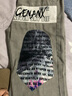 閃電潮牌（GENANX）褲子嘻哈潮流原創(chuàng  )設計貼布設計灰色直筒牛仔褲 灰色 S 曬單實(shí)拍圖