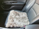 牧寶冬季坐墊羊毛汽車(chē)坐墊保暖毛絨墊 汽車(chē)腰靠 車(chē)墊長(cháng)毛車(chē)絨單片座墊 蘑菇色【單墊+單墊+后排】 曬單實(shí)拍圖