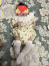 潮牌豬0-24個月嬰兒衣服夏裝女寶寶短袖公主碎花哈衣套裝棉質(zhì)連體包屁衣 荷葉領(lǐng)碎花哈衣.+蝴蝶結(jié)長筒襪子 80cm 80碼 3-12月12-15斤 曬單實拍圖