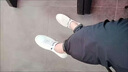 卡帝樂鱷魚（CARTELO）2025夏季男鞋潮流休閑帆布板鞋男透氣運(yùn)動(dòng)冰絲布鞋百搭男士小白鞋 白色 42 曬單實(shí)拍圖