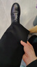 FZMF小個子微喇褲女秋冬女士八分休閑褲顯瘦直筒褲加絨九分西裝喇叭褲 加絨 加厚【九分褲】 M 建議90-105斤 曬單實(shí)拍圖