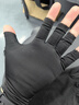 喬美婷半指電競手套薄款防滑冰絲吸汗鼠標防汗辦公打游戲專(zhuān)用可觸摸 149黑色 均碼 曬單實(shí)拍圖