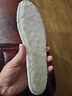 FOOTOPPO真羊毛保暖鞋墊女皮毛一體純羊毛加絨加厚冬季防寒毛毛鞋墊男冬天 1雙裝（1.2cm成人款） 43碼 曬單實(shí)拍圖