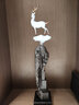 佐森鹿藝術(shù)銅擺件雕塑喬遷禮物辦公室客廳玄關(guān)擺件簡約創(chuàng)意家居裝飾品 平步青云（158*119*816mm） 曬單實(shí)拍圖