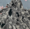 SPRAYGROUND明星同款毛毛棉服男外套2025秋冬鯊魚(yú)嘴男女情侶毛絨棉衣 深灰色 S 曬單實(shí)拍圖