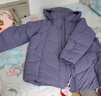 坦博爾羽絨服女中長款帶帽寬松舒適保暖媽媽款外套510560D 香融紫 170  曬單實(shí)拍圖