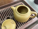 原山宜興紫砂壺泡茶壺功夫茶具名家全手工紫砂壺牛蓋壺原礦段泥230cc 紫砂壺-牛蓋蓮子-沈奕圻 曬單實拍圖