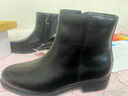 3515真皮男鞋男士切爾西靴耐磨中幫保暖棉靴冬季高端頭層牛皮馬丁靴 羊毛款 41 曬單實(shí)拍圖