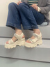 達芙妮（DAPHNE）厚底樂福鞋女2025秋季新款舒適松糕女鞋增高休閑復古羅馬鞋 棕色 36 曬單實拍圖