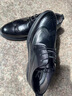 啄木鳥(niǎo)布洛克皮鞋男士真皮秋季新款商務(wù)正裝鞋子男韓版潮流時(shí)尚軟底男鞋 黑色 42 曬單實(shí)拍圖