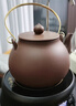 黎仙祺燒水壺正宗宜興紫砂煮水茶壺電陶爐煮茶器純手工大容量提梁紫砂壺 紫砂煮水壺 1200ml 曬單實拍圖