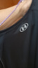 安德瑪（Under Armour）男裝短袖 2025夏季新款翻領(lǐng)半袖t恤高爾夫運(yùn)動(dòng)短袖休閑Polo衫 60%棉質(zhì)混紡/刺繡logo/ 黑色 3XL 190/112 曬單實(shí)拍圖